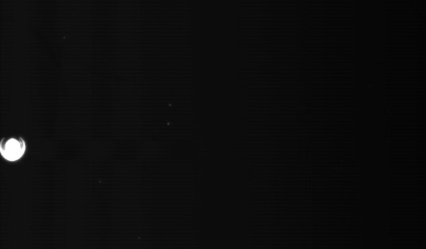 Gambar 2. Wajah terakhir Beagle 2 saat wahana pendarat itu baru saja melepaskan diri dari Mars Express Orbiter yang menjadi wahana induknya pada 19 Desember 2003 TU. Ia dijadwalkan akan mendarat di permukaan planet merah dalam enam hari kemudian. Dalam kenyataannya Beagle 2 terus membisu untuk seterusnya. Sumber: ESA, 2003. 