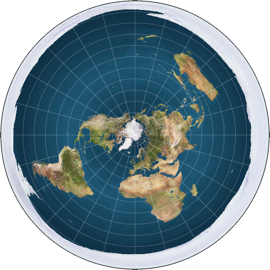 Penentuan Arah Kiblat, Mengupas HOAX Konspirasi Bumi Datar (Teori Flat Earth)